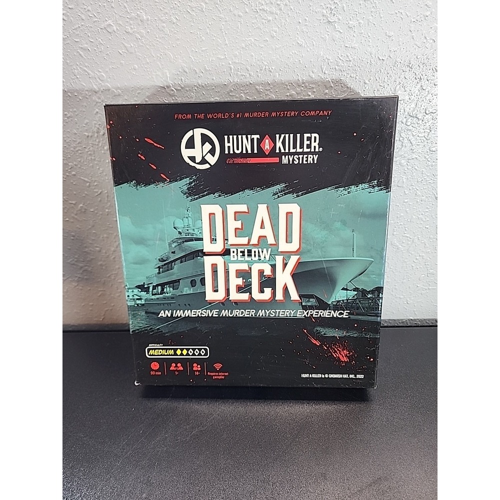 HUNT A KILLER MYSTERY DEAD BELOW DECK AN IMMERSIVE MURDER MYSTERY EXPERIENCE NEW